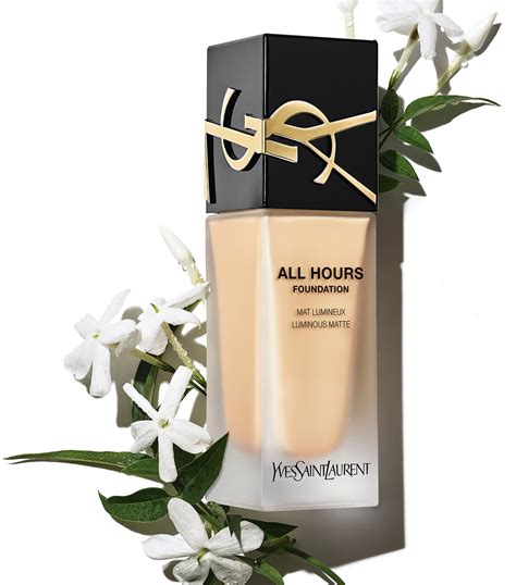 concealer ysl all hours|YSL all hours foundation size.